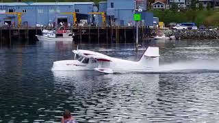 Gweduck (Prototype Grumman) Seaplane Leaving UAS Sitka