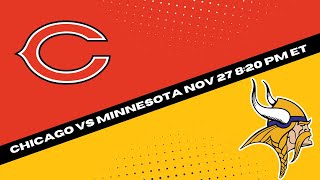 Chicago Bears vs Minnesota Vikings Prediction and Picks - Monday Night Football Picks Week 12
