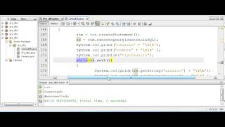 Tutorial JAVA, netbeans 7.2.1 ejecutar consulta