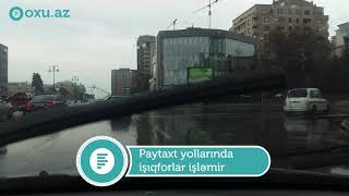 Paytaxt yollarında işıqforlar işləmir