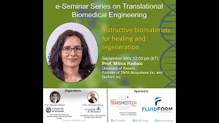 e-Seminar Series on Translational Biomedical Engineering with Prof. Milica Radisic (2020-09-30)