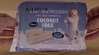 The Snowman And The Snowdog Coconut Logs - Random Reviews