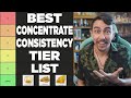 BEST Concentrate Consistency Tier List!!!