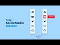 Awesome Social Media Sidebar with CSS Tooltips