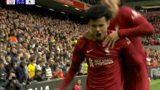 Liverpool vs Tottenham 2:0 Goal Diaz Premier League 22/23