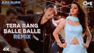 Remix: Tera Rang Balle Balle | Bobby Deol | Preity Zinta | Sonu Nigam | Jaspinder Narula | Soldier