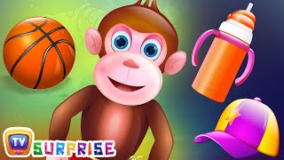 Surprise Eggs Nursery Rhymes Toys | Five Little Monkeys | Learn Colours & Objects | ChuChu TV