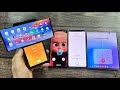 Two screens on one phone LG Wing incoming Call Redmi 13Pro + Samsung Z Fold3+ S20+