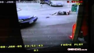 Woman allegedly runs over partner (warning: graphic content)