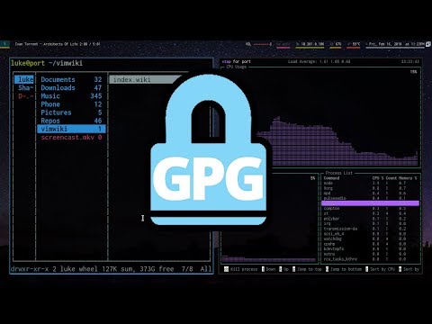 Basic file encryption with GPG key pairs!