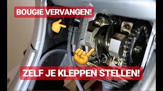 KLEPPEN STELLEN 4t VESPA/PIAGGIO |ZELF BEURT UITVOEREN|VARIORING VERWIJDEREN|TIPS| Twins.tv #11