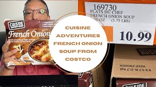 Cuisine Adventures French Onion Soup from Costco