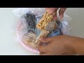 នំសណ្តែកដី និងនំល្ងខ្មៅ peanut and black sesame candies