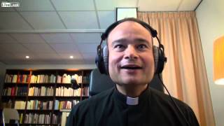 Fr. Roderick watches the Star Wars trailer