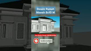 Desain Rumah Mewah 8x10 Meter #desainrumah #denahrumah #shorts