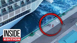 Couple Tries to Stop Cruise Ship From Leaving Port