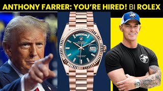 Anthony Farrer HIRED by ROLEX as Brand Ambassador! WHAT? after $5 MIL SCAM ?