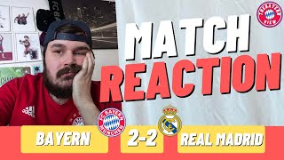 Bayern cost them self a win!! - Bayern Munich 2-2 Real Madrid - Match Reaction