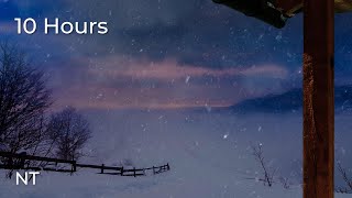 Blizzard Snowstorm in Mountains | Arctic Howling Wind Sounds for Sleep & Relaxing: Baby White Noise
