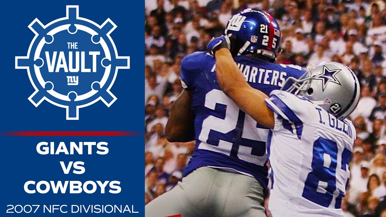 Giants Hold On To Beat Cowboys In 2007 NFC Divisional Game | New York ...