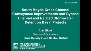 South Mayde Creek Channel Conveyance (C36 & C46) - CEM - November 14, 2019