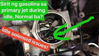 Normal ba ang sirit ng gas sa primary jet kapag naka menor lang?