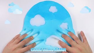 ASMR☁‍하늘에 구름구름 클라우드 슬라임💙 | 달파파 Satisfying Video