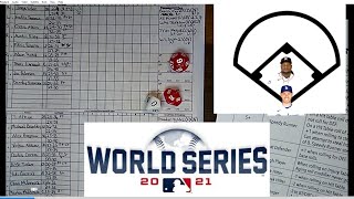 Deadball Baseball w/ Dice 2nd Ed : 2021 World Series Game 1 Replay Part 1