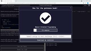 Object oriented programming (3/26) | Create a Method on an Object | freeCodeCamp