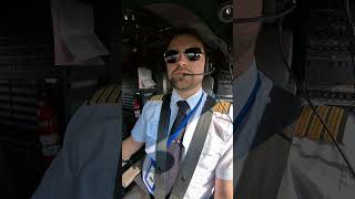 Landing in Zaporizhzha Airport Cockpit Video #shorts