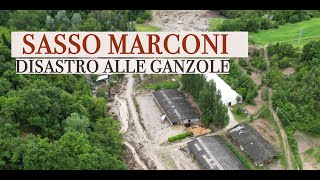 Sasso Marconi (BO)  Frana devastante alle Ganzole