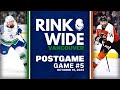 RINK WIDE POST-GAME: Vancouver Canucks at Philadelphia Flyers |  Game 5 - Oct. 19, 2024