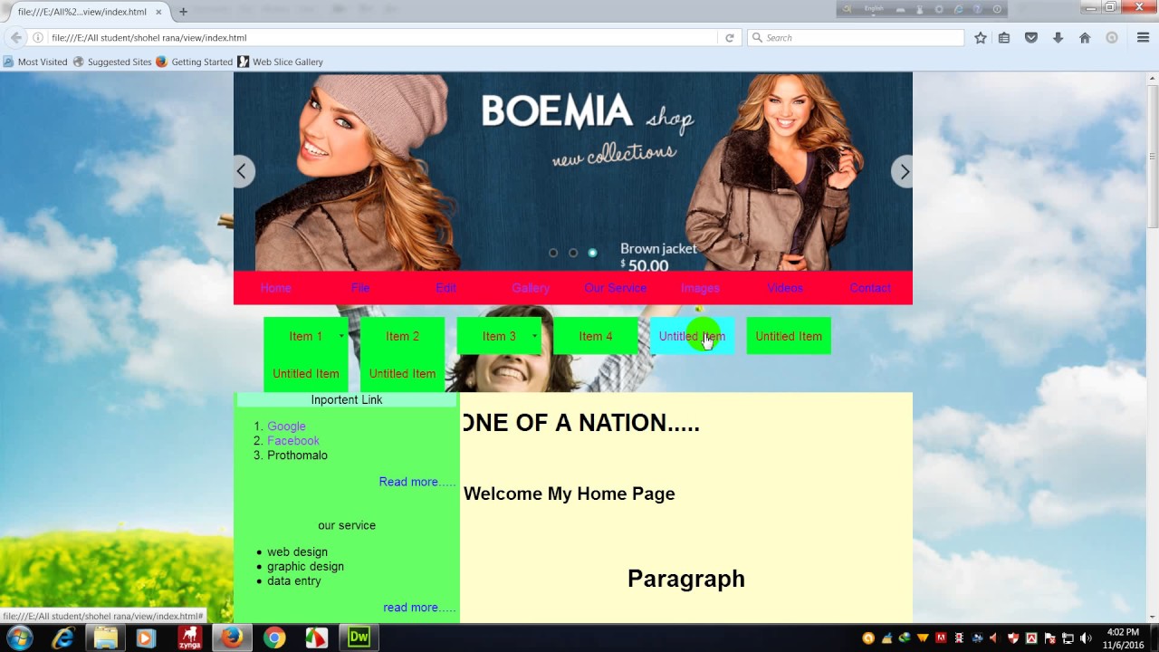 Website Tutorial Youtube