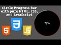 Circle Progress Bar with HTML, CSS, and JavaScript / How to Create Progress Bar with HTML, CSS, JS