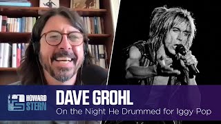 Dave Grohl on the One Night He Got to Play With Iggy Pop