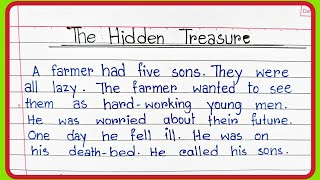 The Hidden Treasure story in English for kids||Moral Story the Hidden Treasure in English|Gaja Laxmi