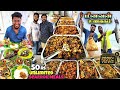 மக்கள் வெள்ளம் கூடும் Meenavan Unavagam | 50Rs UNLIMITED Sea Food Meals | Tamil Food Review