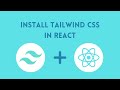 🔴  Install tailwind css with create react app | Setup react project with tailwind css