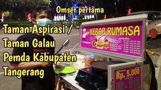 Omset pertama jualan kebab di pemda Tigaraksa