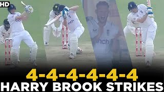 Harry Brook Strikes | 6 Fours In 1 Over | Pakistan vs England | 1st Test Day 1 | PCB | MY2L