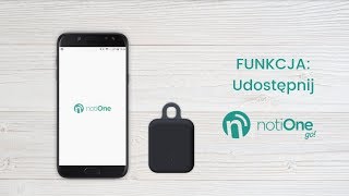 Lokalizator notiOne go! Funkcja: Udostępnij