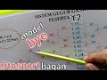 Bagan sistem gugur ganda #peserta12  Model Bye ÷ ada 22 pert.