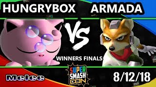 SSC 2018 SSBM - [A] | Armada (Fox) Vs. Liquid`Hungrybox (Jigglypuff) - Smash Melee Winners Finals