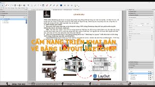 LAYOUT SKETCHUP - Cẩm nang triển khai bản vẽ theo workflowVBO và qui trình Plugin TA Solutions P.01