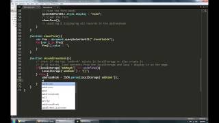 Create an Address Book App using Javascript