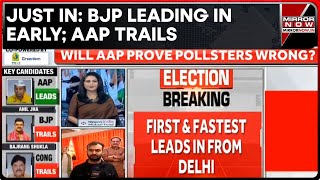 Counting Of Votes Begins On 70 Seats; BJP Leads, AAP Trails In Early Trends | Delhi Chunav 2025