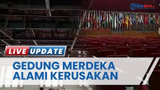 Gedung Merdeka yang Bersejarah di Bandung Alami Kerusakan di Bagian dalam, Kini Tengah Direnovasi