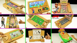 10 Amazing Cardboard Games Compilation