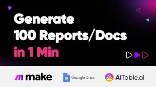 Generate 100 Docs in 1 Min: How AITable Streamlines Repetitive Doc Tasks with Automated Data Fill?