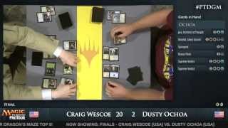 Pro Tour Dragon's Maze Finals: Dusty Ochoa vs. Craig Wescoe